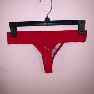 Boutine LA red thong bottoms